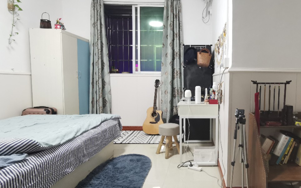 【单间出租屋改造】花费500元将出租屋装饰成温馨小窝_哔哩哔哩_bilibili