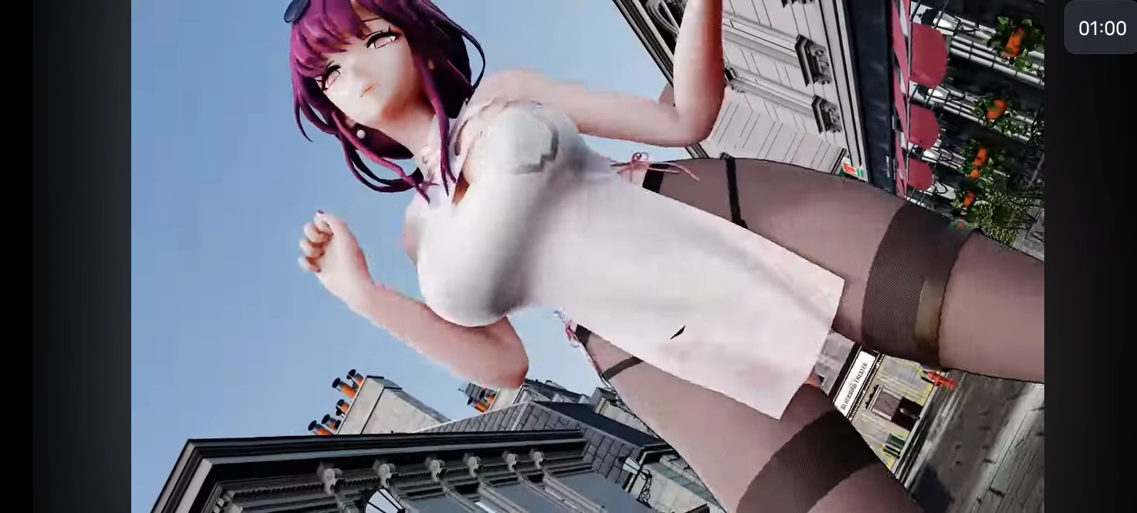 【MMD搬运】星穹铁道 卡芙卡 旗袍 泳装 黑色丝袜