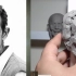 【自作手办教程】雕塑泥塑人物头像制作详细过程系列教程(5)