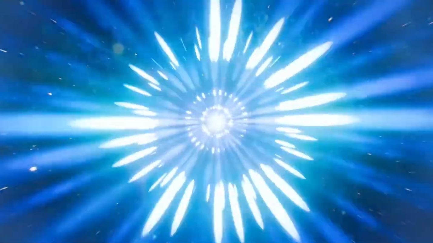 【舞台背景】43秒的蓝色系光线冲屏❤️ 浪漫梦幻变身舞蹈晚会年会循环动画