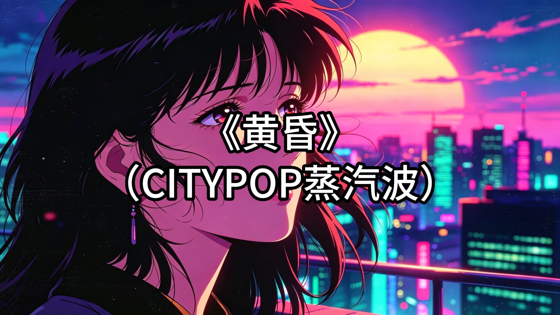 周传雄《黄昏》CITYPOP蒸汽波COVER迷幻合成器