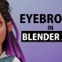 【Blender2.8】如何用Grease Pencil画出高精度眉毛