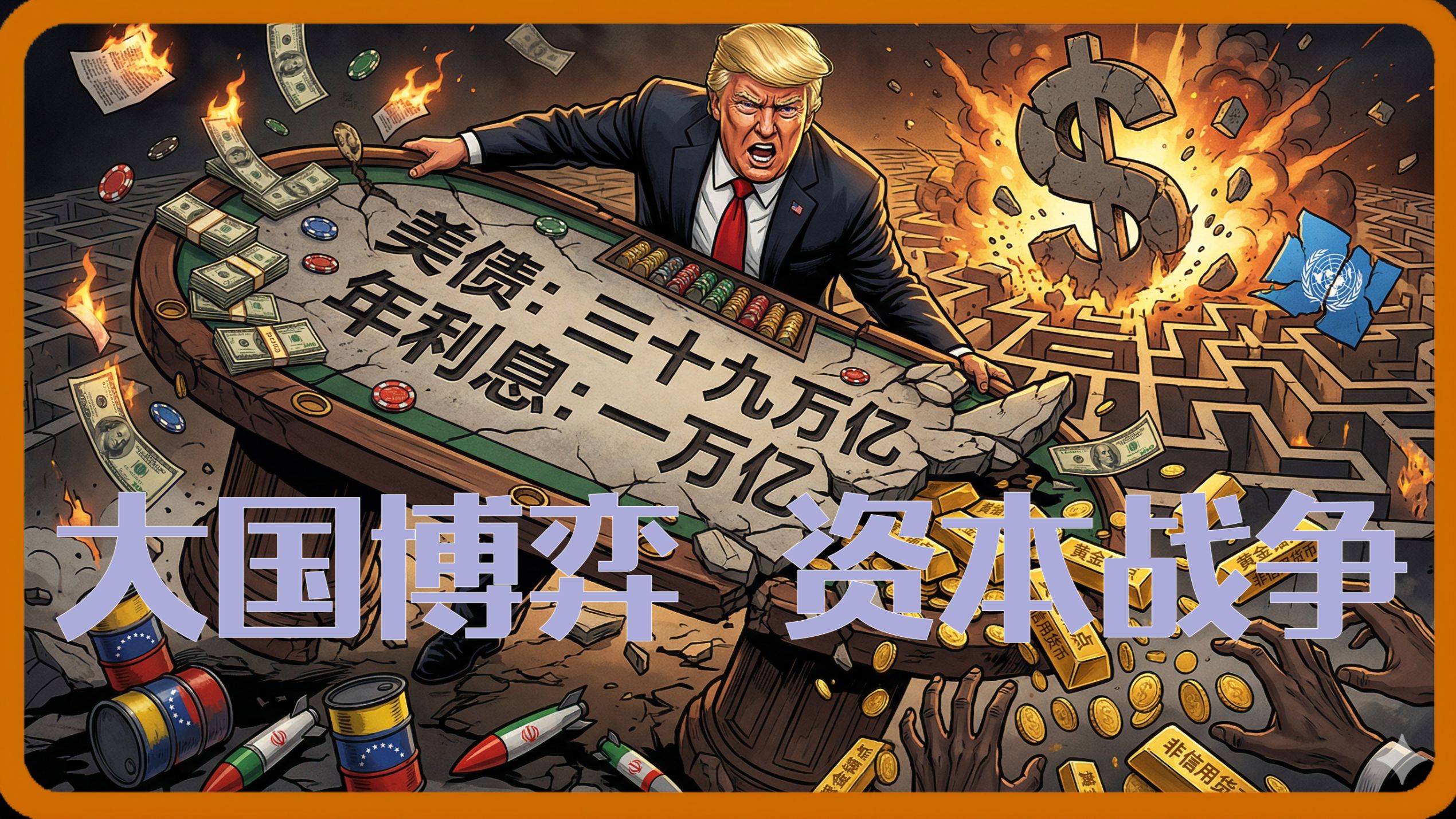 大国博弈下的资本战争：从伊朗到委内瑞拉，看清特朗普资本战争的全球版图