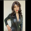 易容面具335-性感小姐姐戴上美女面具和硅胶假胸来展示易容效果