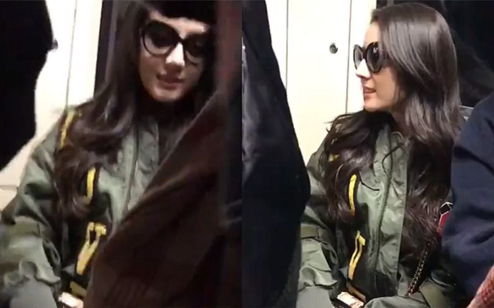 路人偶遇迪丽热巴坐地铁，谁注意她的这个小举动？人品一目了然！