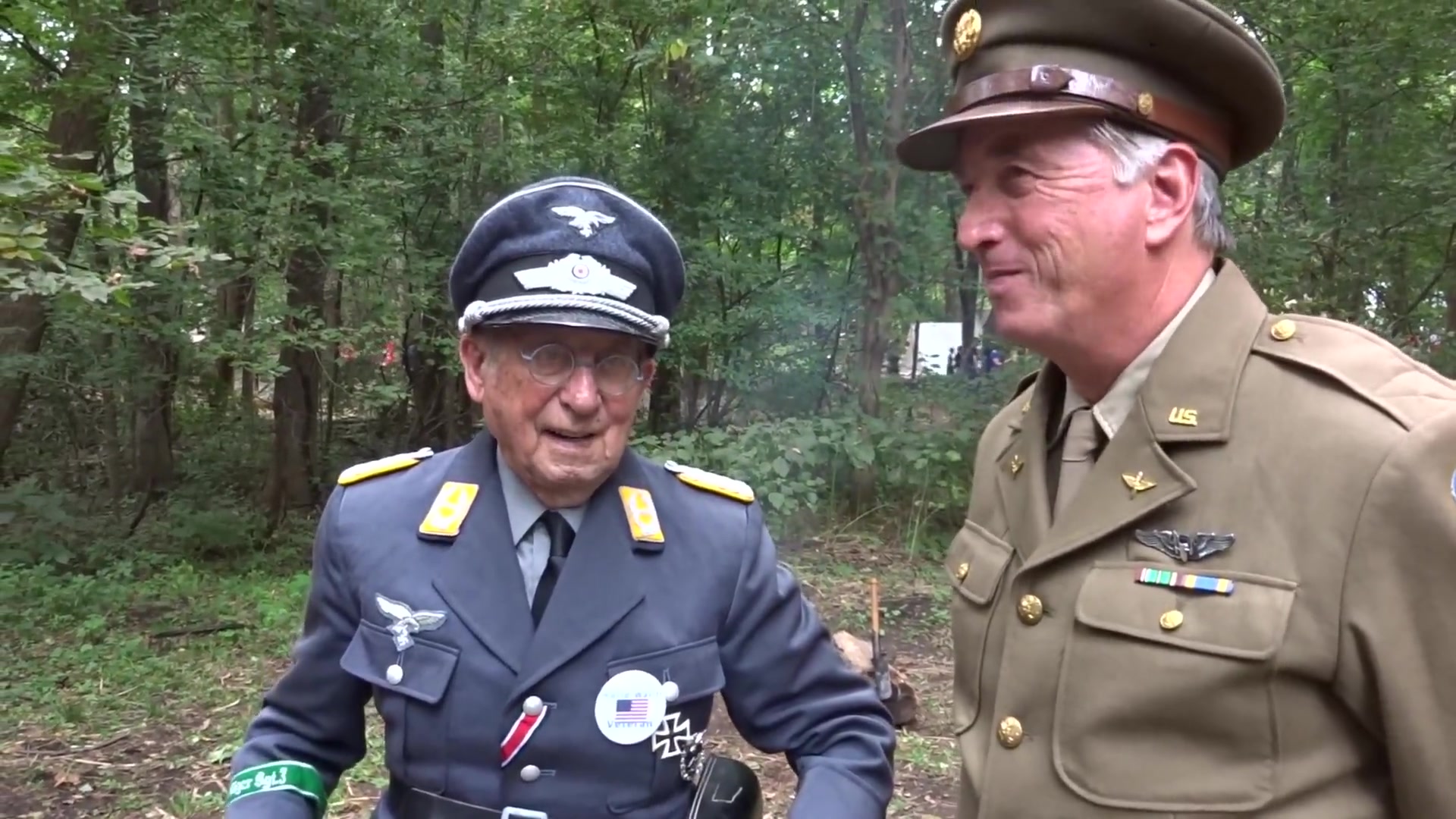 当二战德国老兵碰到美国老兵