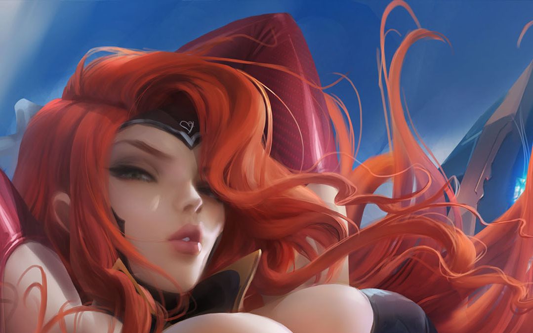 【板绘】sakimi chan作品80期厄运小姐ps绘画过程
