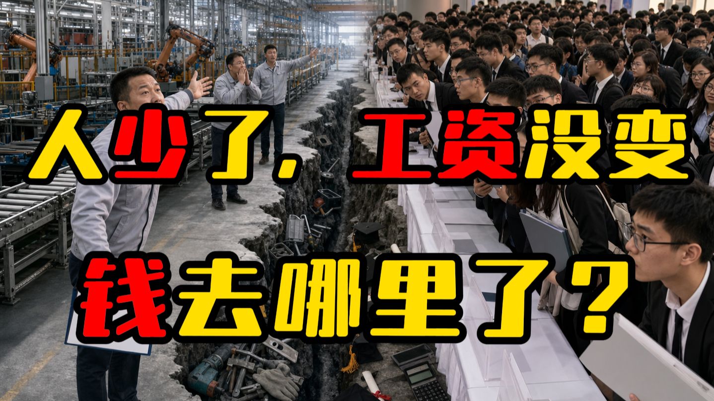 为什么工厂宁愿倒闭，也不加工资？钱都去哪里了？