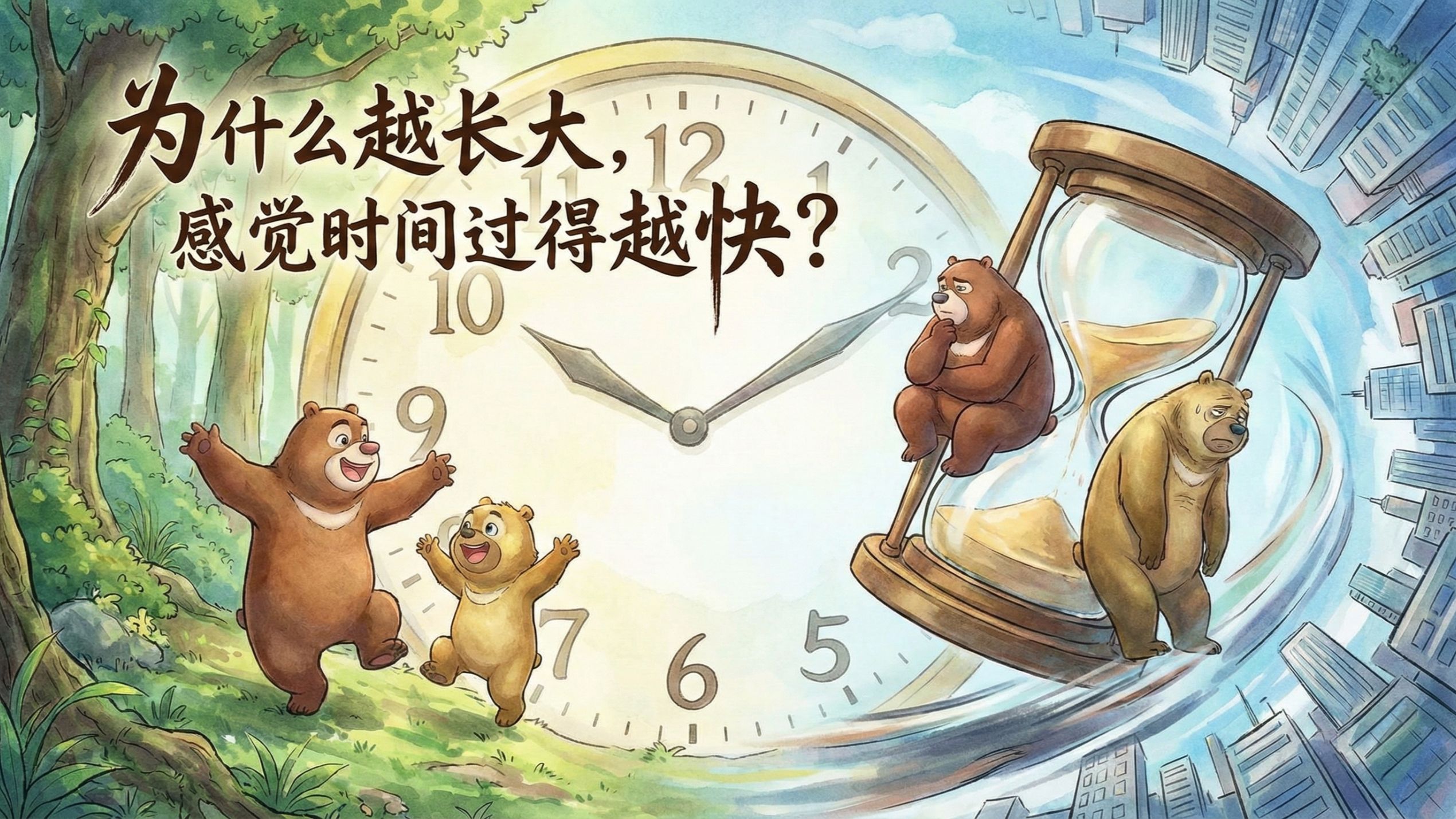 为什么越长大，感觉时间过得越快？