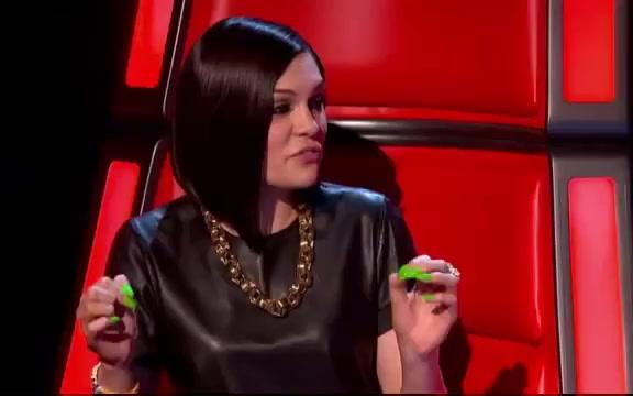 【Jessie J 】英国好声音上，结石姐撒娇卖萌抛媚眼的对象是——cuts from the voice UK S2E5
