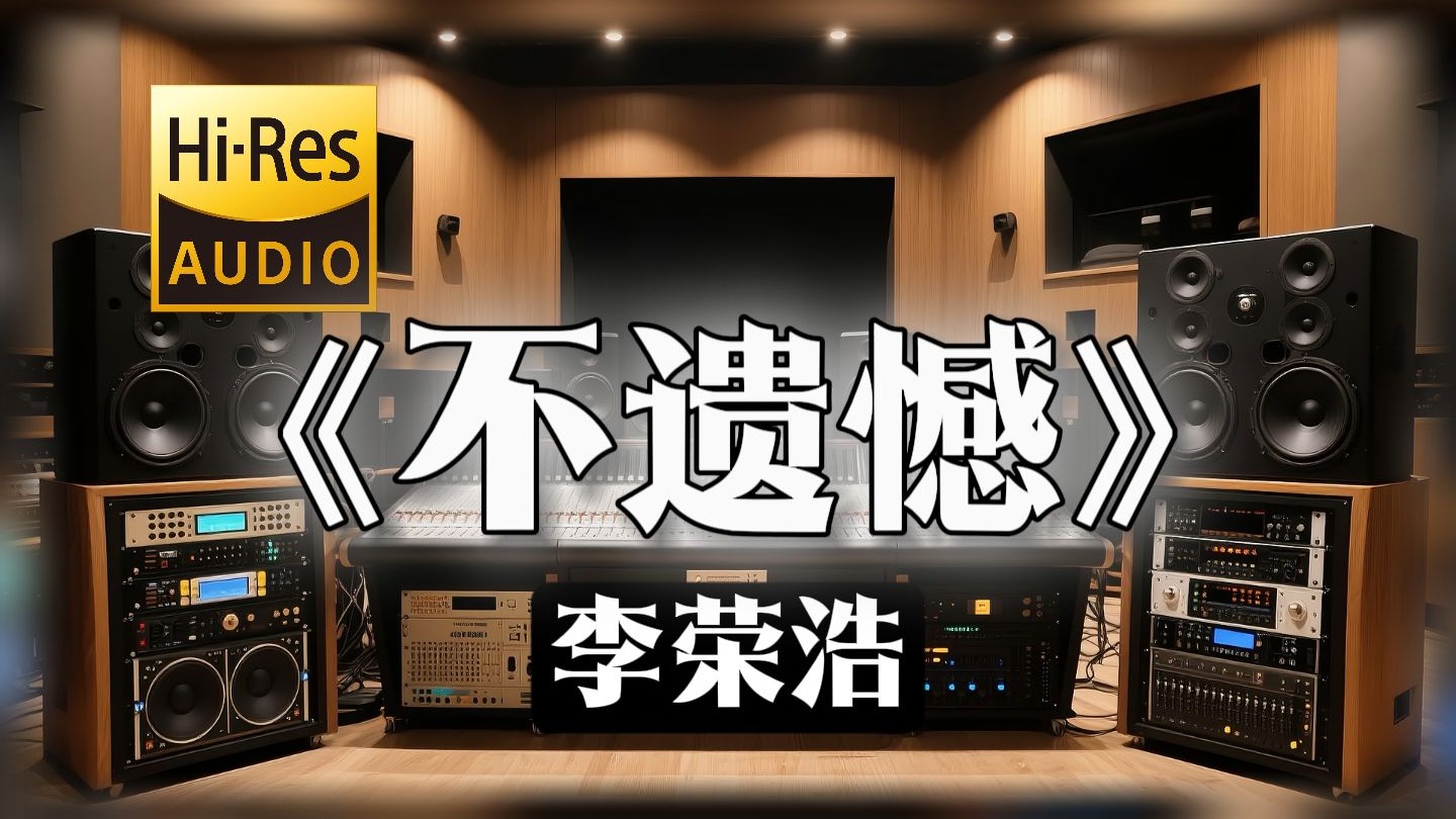 【𝐇𝐢-𝐑𝐞𝐬无损音质】｜《不遗憾》- 李荣浩 -‘爱过了 就不遗憾’
