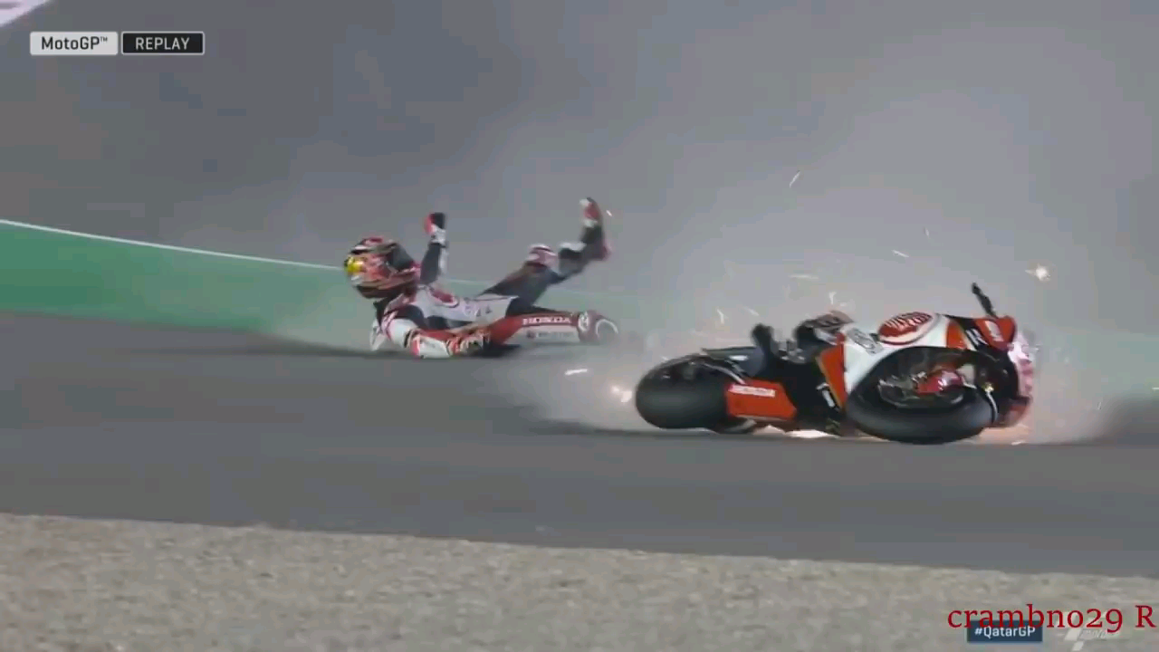 motogp2018赛季摔车集锦