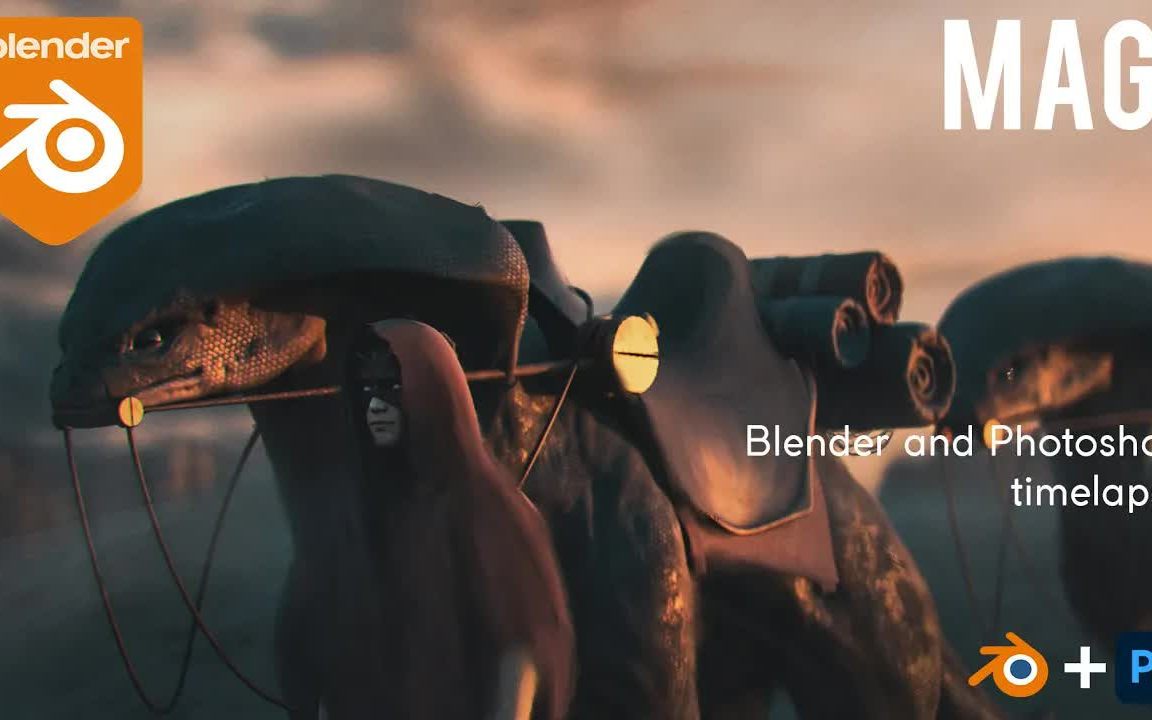 Blender中的概念艺术设计哔哩哔哩bilibili