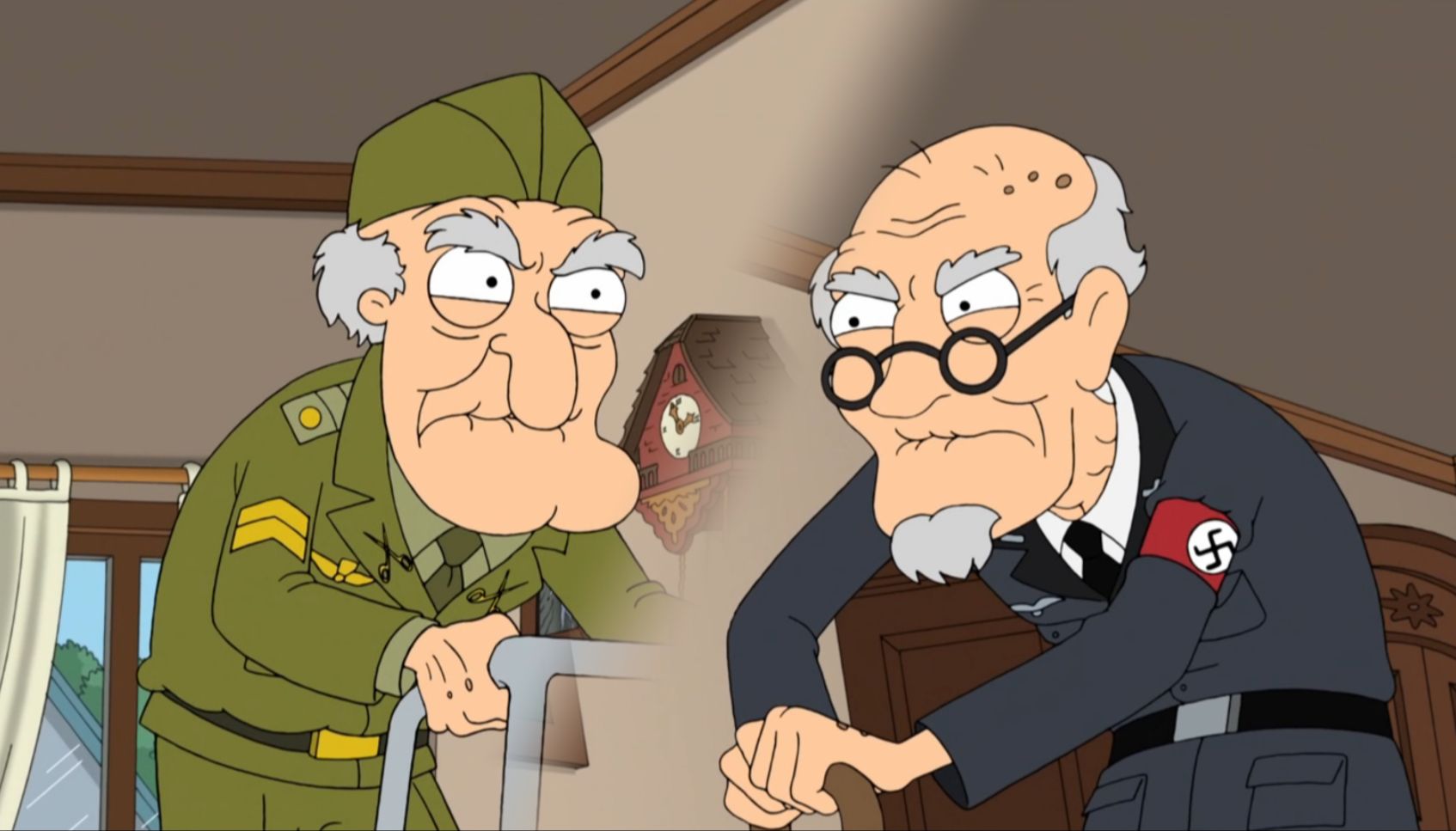 《美国老登 VS 纳粹老登》Chris的争夺战！