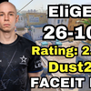 鸡哥EliGE(26-10) Rating:2.36 (Dust2) | FACEIT北美天梯 | 2024.09.29 | CS2 POV/DEMO_第一视角