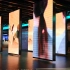 中国移动展厅 智能滑轨屏 百变空间 多轨道LED大屏