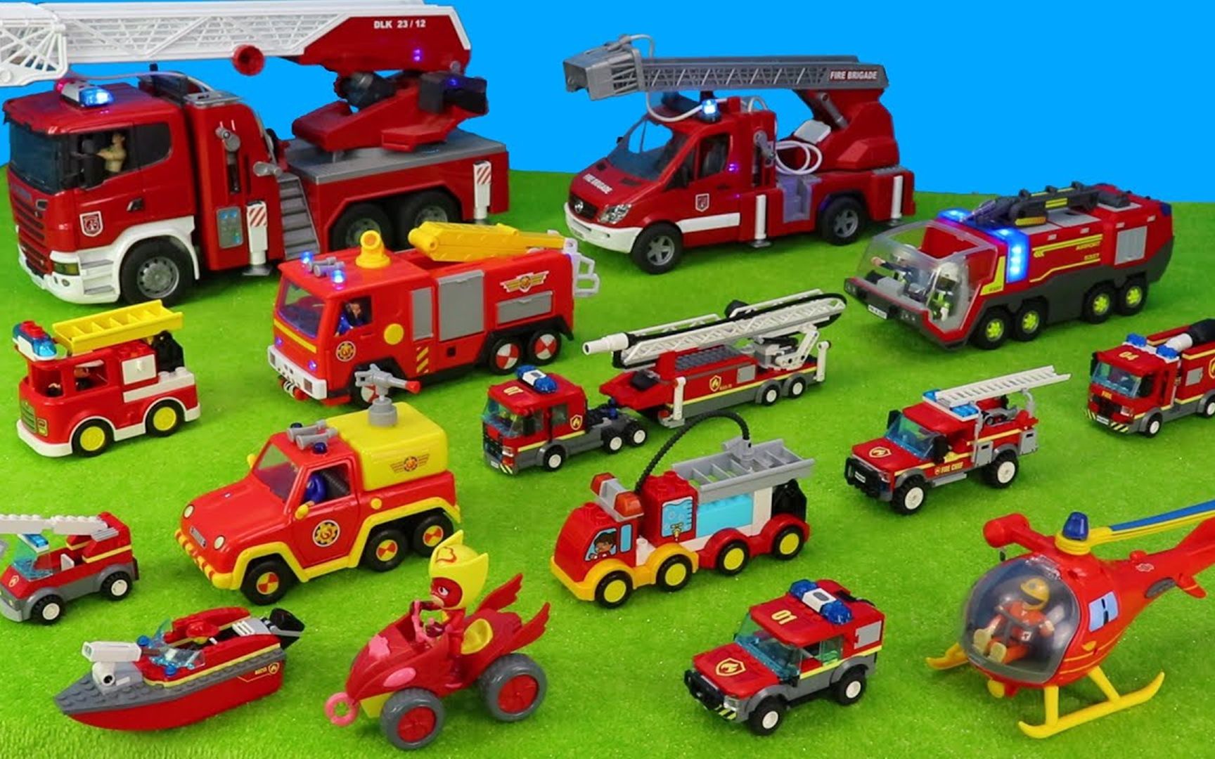 米粒玩具屋：儿童玩具乐园，消防车总动员