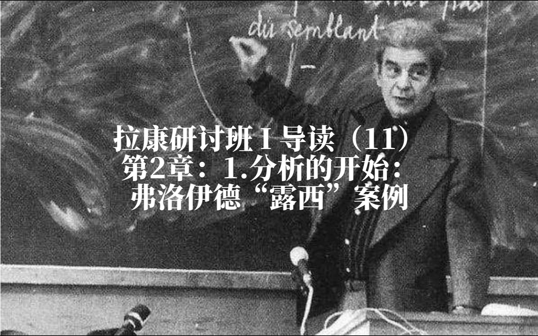 拉康研讨班 I 导读（11） 第二章：1.分析的开始之弗洛伊德“露西”案例
