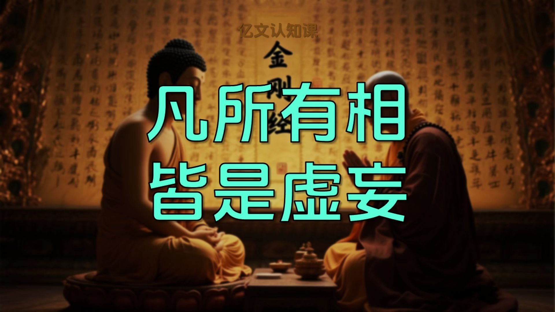 《金刚经》只需要读懂这一句话！