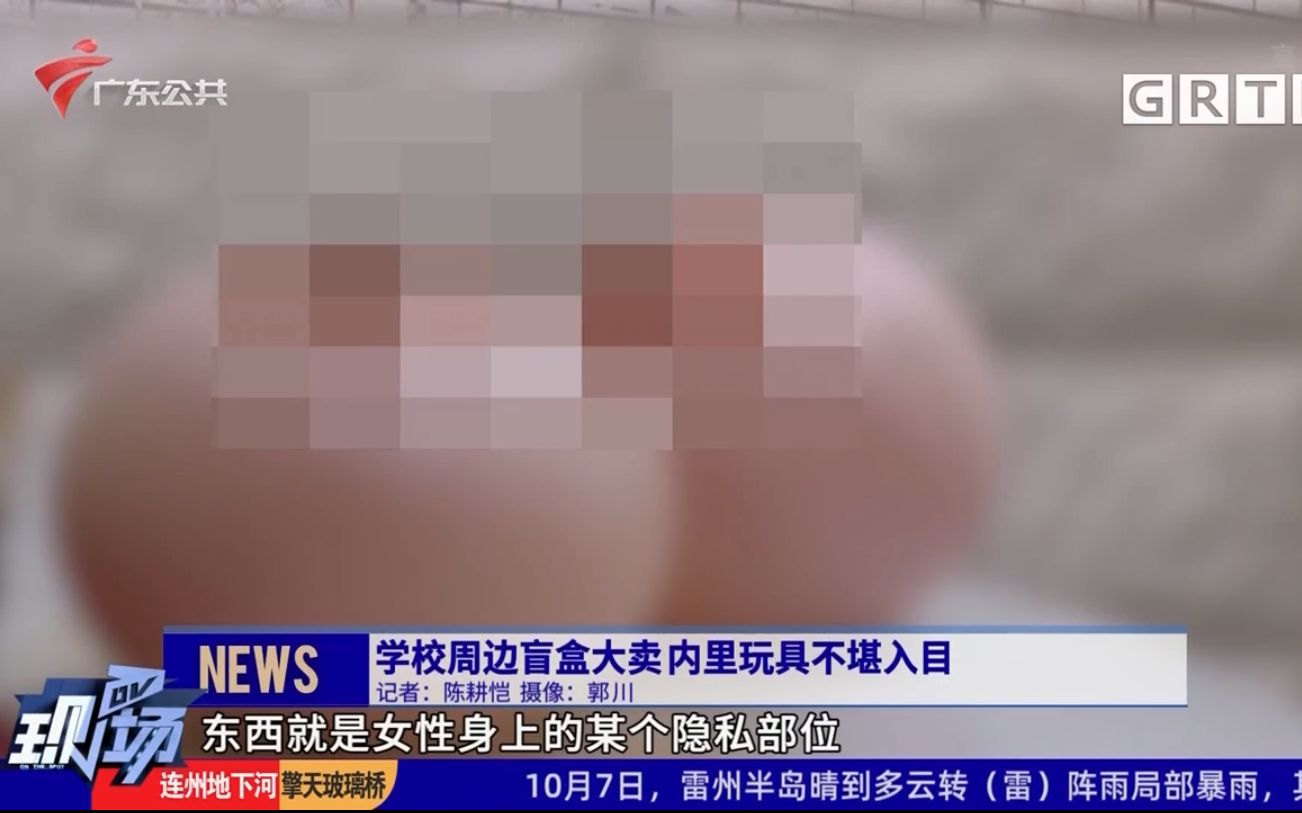 广州：家长反映 学校周边盲盒大卖内里玩具不堪入目