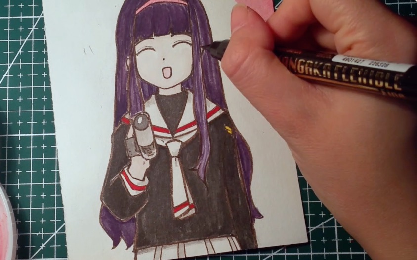 【手绘】【魔卡少女樱】继续画画画个知世女神