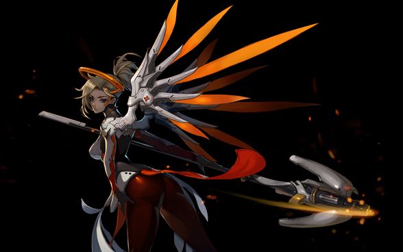 先锋】animetic(sarah):爆头率第一天使ptr测试服试玩新版天使 女武神