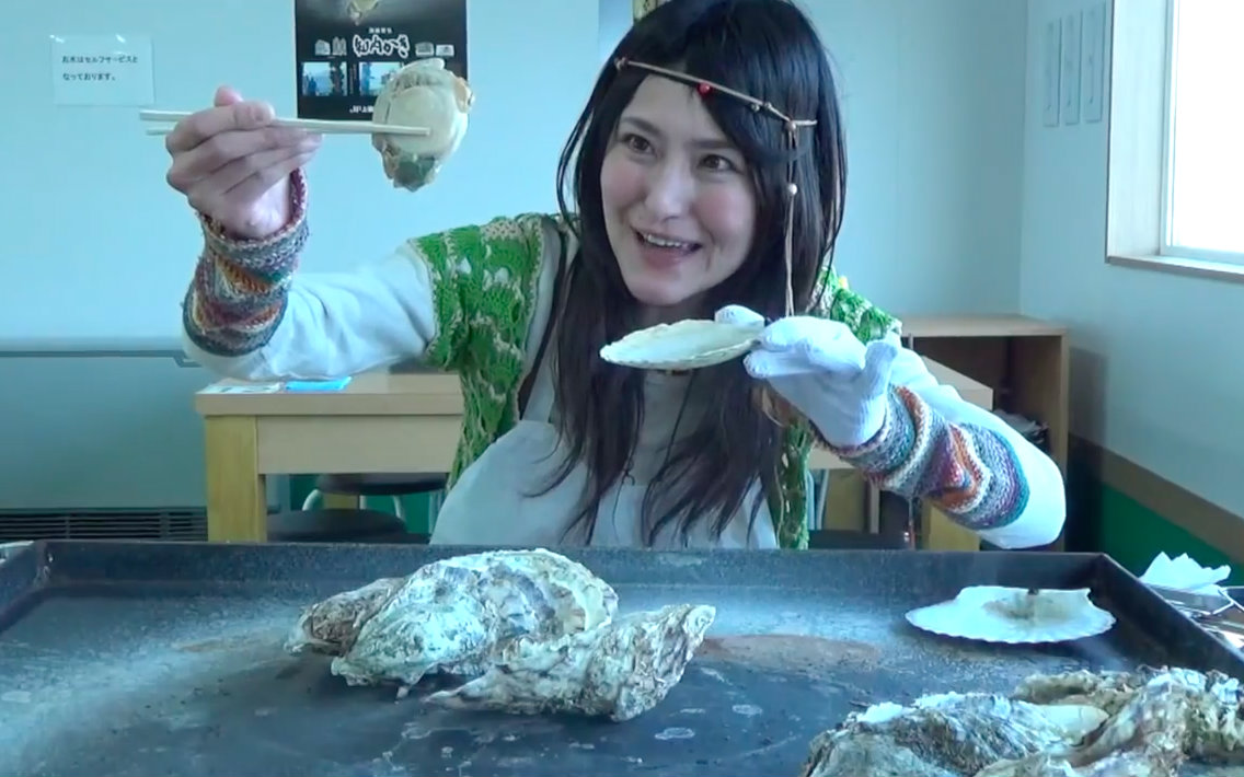 大胃女王安吉拉佐藤总量为13000卡路里的美食之旅part2「道南いさりび