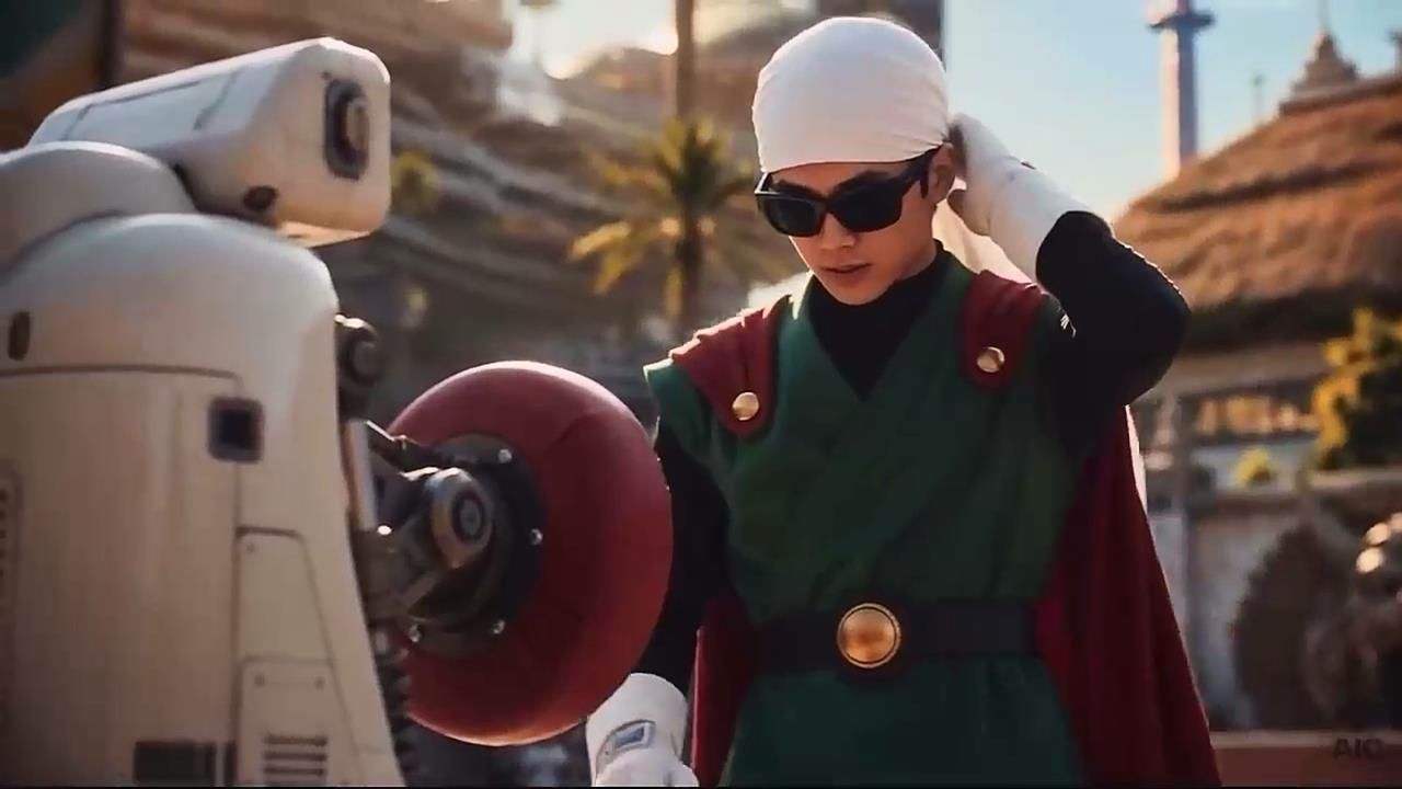 龙珠Z Dragon Ball AI真人版 第二集 力量测试 #AI