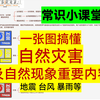 【常识小课堂｜自然灾害｜地震、台风、暴雨等】一张图搞懂我国主要的自然灾害与自然现象