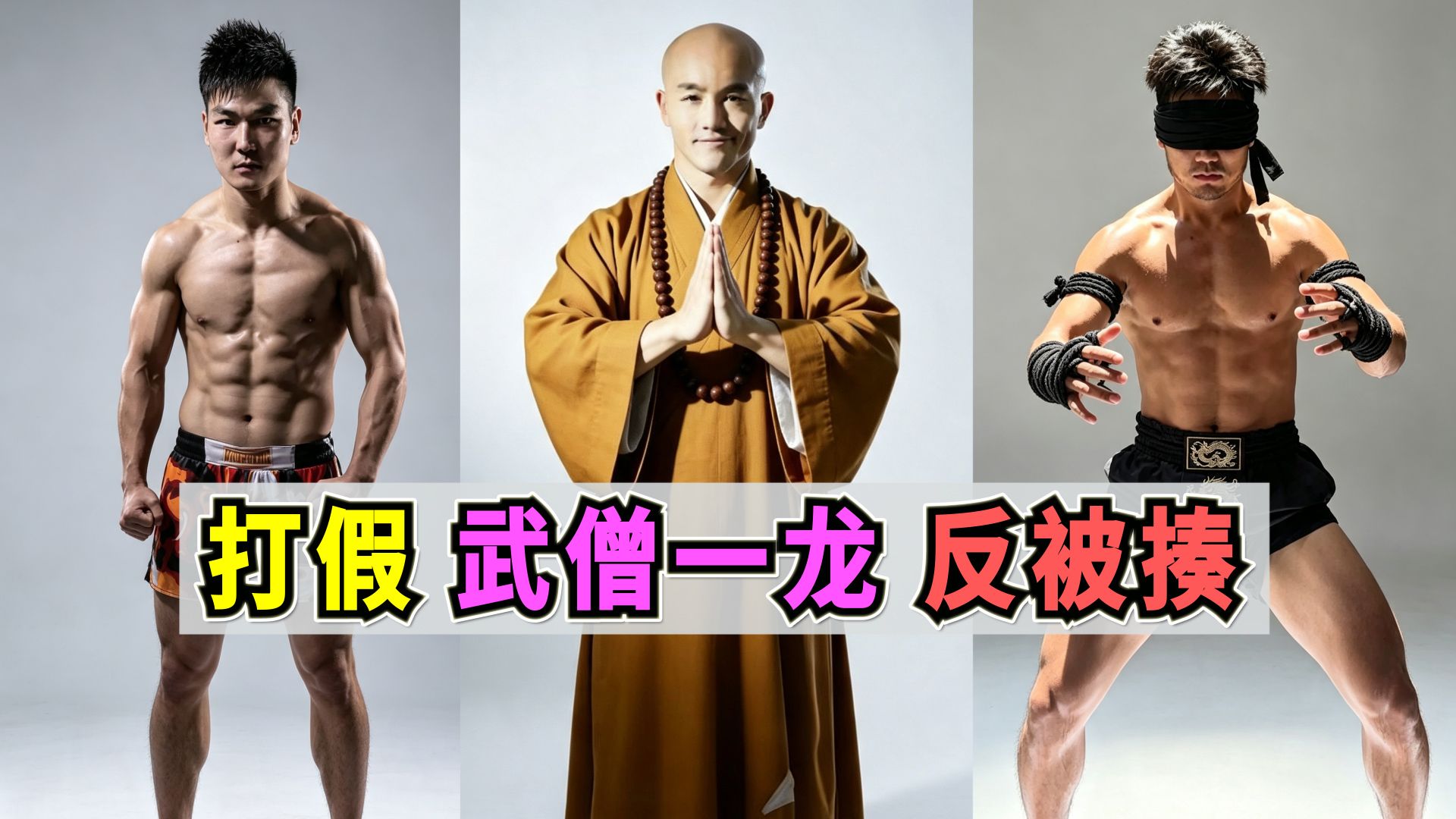 中国裸拳第一人赵佳奇上门打假武僧一龙，惨遭一龙大弟子王万里重拳KO