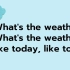 英语启蒙儿歌 | 今天天气怎么样？跟着儿歌学习天气词汇