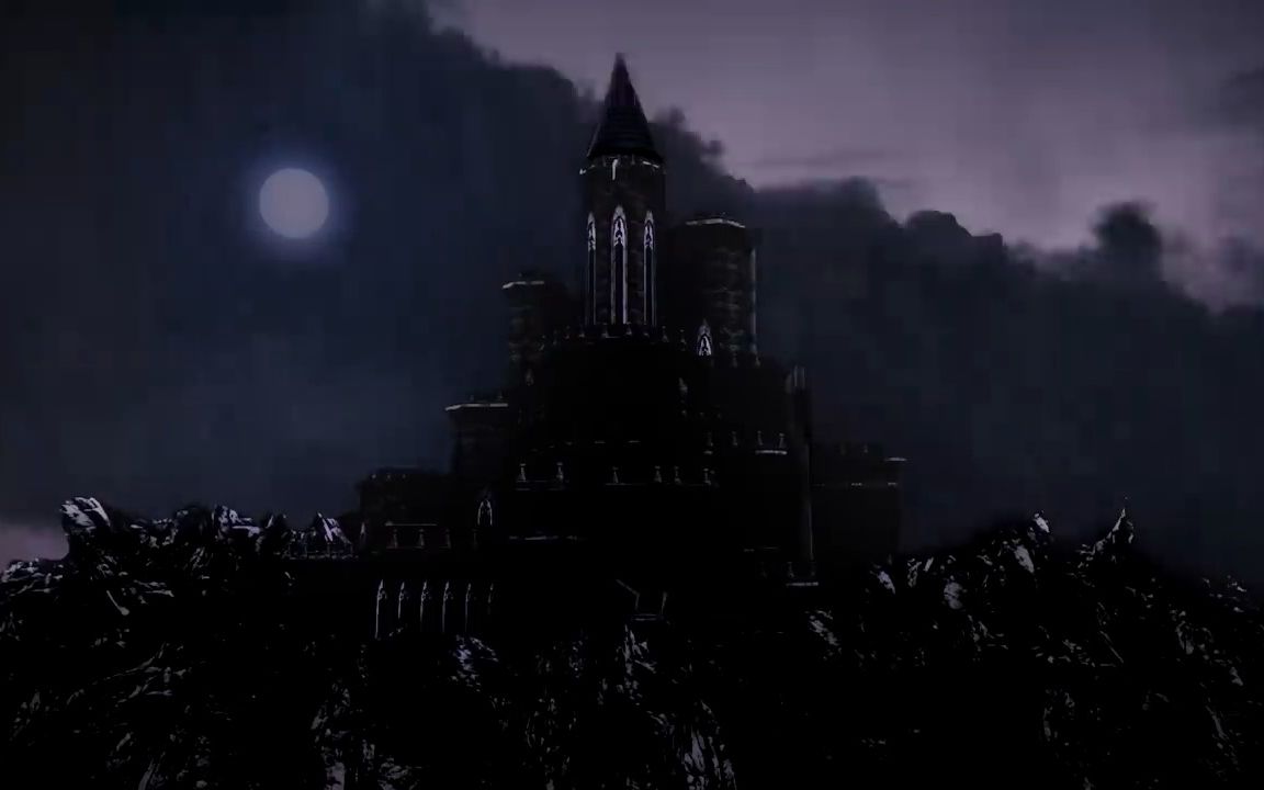 【ASMR暗夜城堡氛围】屹立在黑夜中的城堡 唱着无尽悲歌 | 雷电、雨、钢琴、合唱团、管风琴