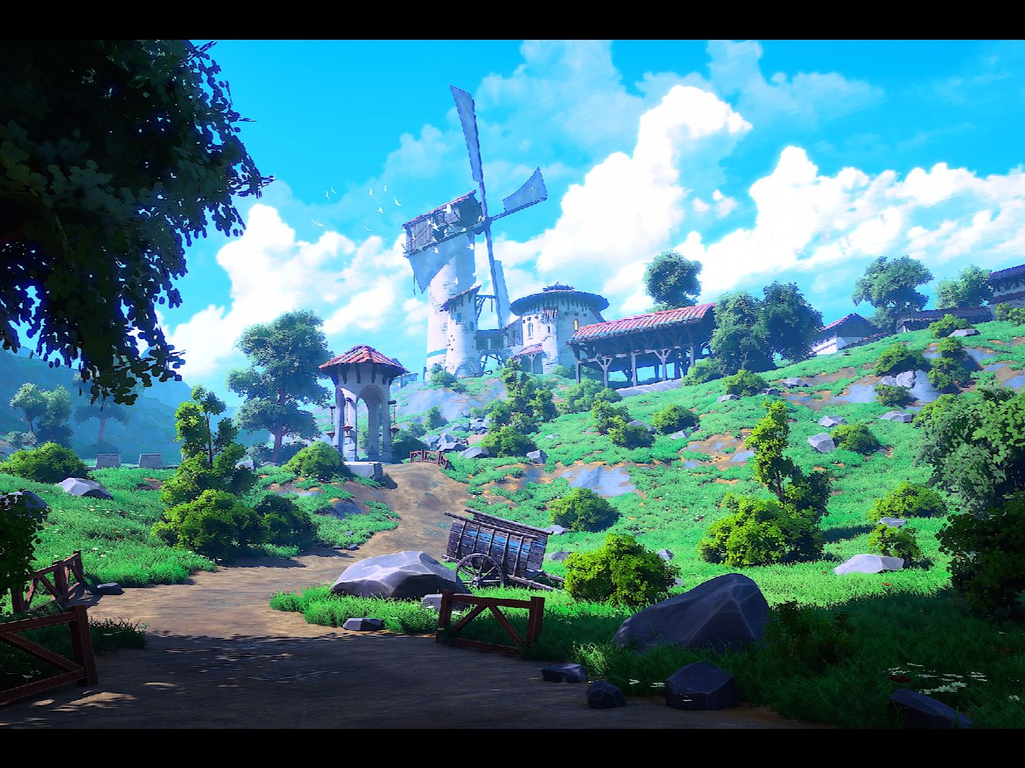【UE5】动漫风格化卡通场景渲染制作｜虚幻引擎游影视动画戏场景-qw175643272-qw175643272-哔哩哔哩视频