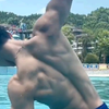 夏日限定黑皮｜男人 一定要练腿｜小哥完美身材｜帅哥腹肌胸肌 体育生 男友 健身 型男肌肉 帅气 运动健美 高颜值 荷尔蒙 男朋友 人鱼线