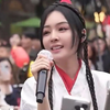 我能习惯远距离 爱总是身不由己 #多远都要在一起 #清纯甜美 #翻唱歌曲 #户外唱歌 #路演