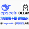 【B站最强Deepseek部署教程】20分钟教会你本地部署大模型DeepSeek-R1，保姆级教程，全程干货无废话（附安装包+使用技巧），让你少走99%的弯路