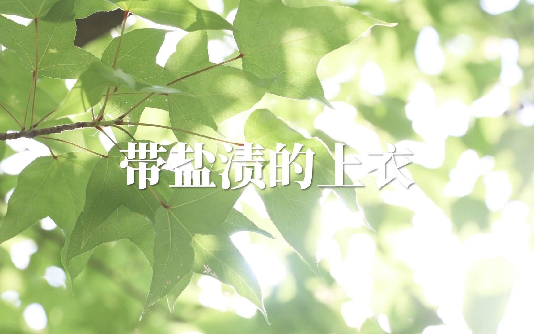 中国新闻传播大讲堂｜带盐渍的上衣