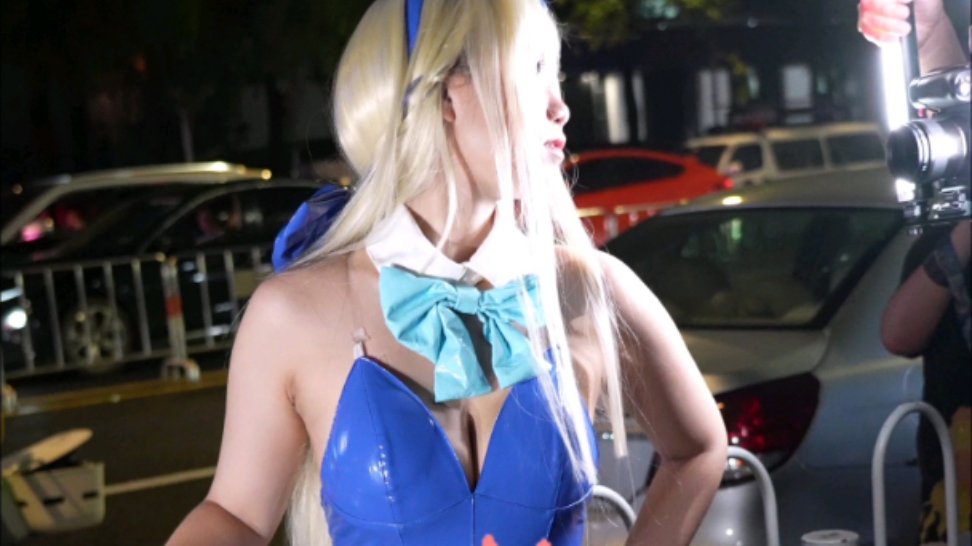 [Azure Bird of Prey Ma Shi cos] - Blue Bunny Girl cos, mindless version to see w thin
