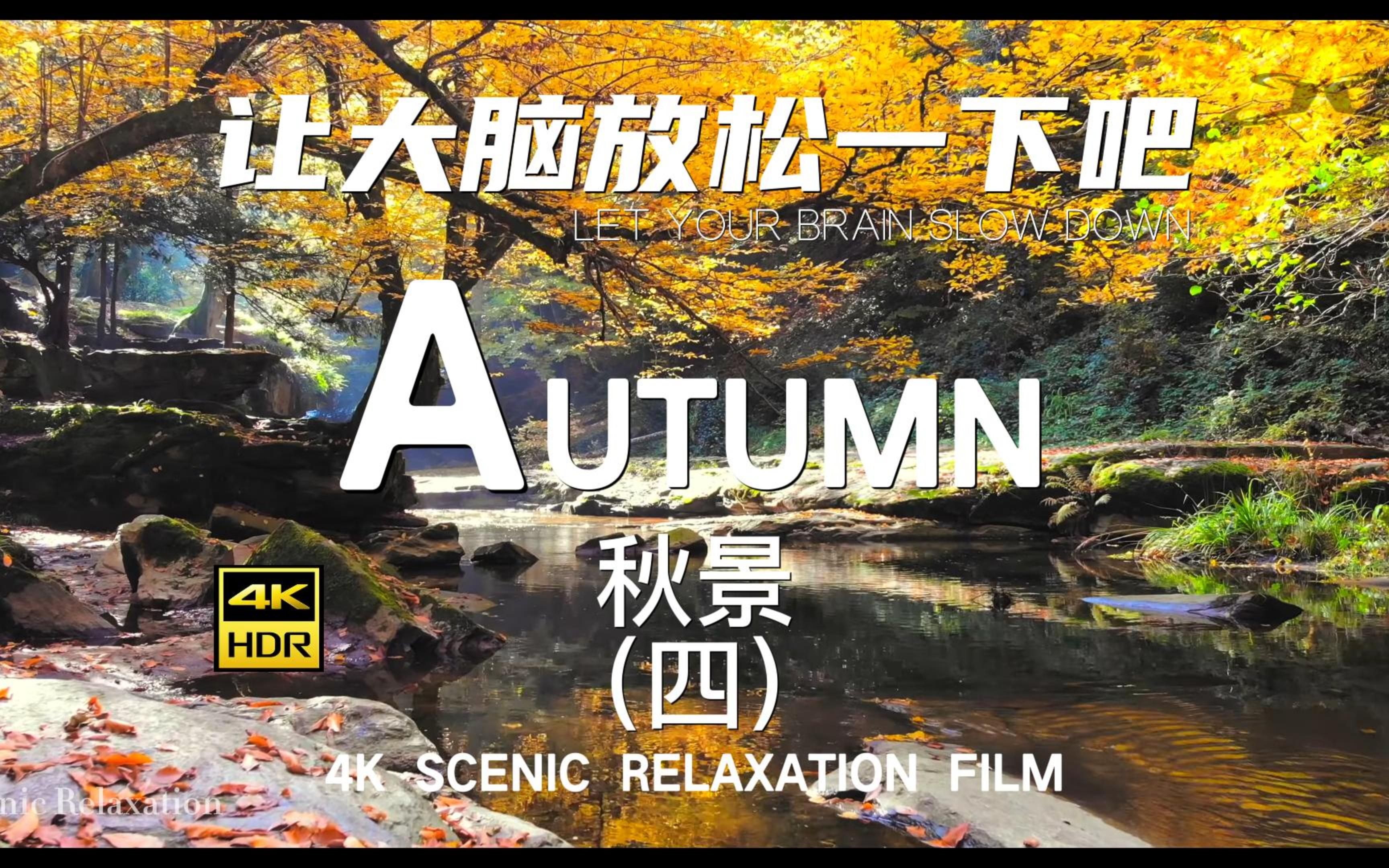 4K各地不一样的秋天自然放松解压助眠秋天美景第四集