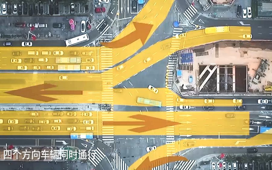 深圳又出治堵神器:全国首个"移位左转"路口