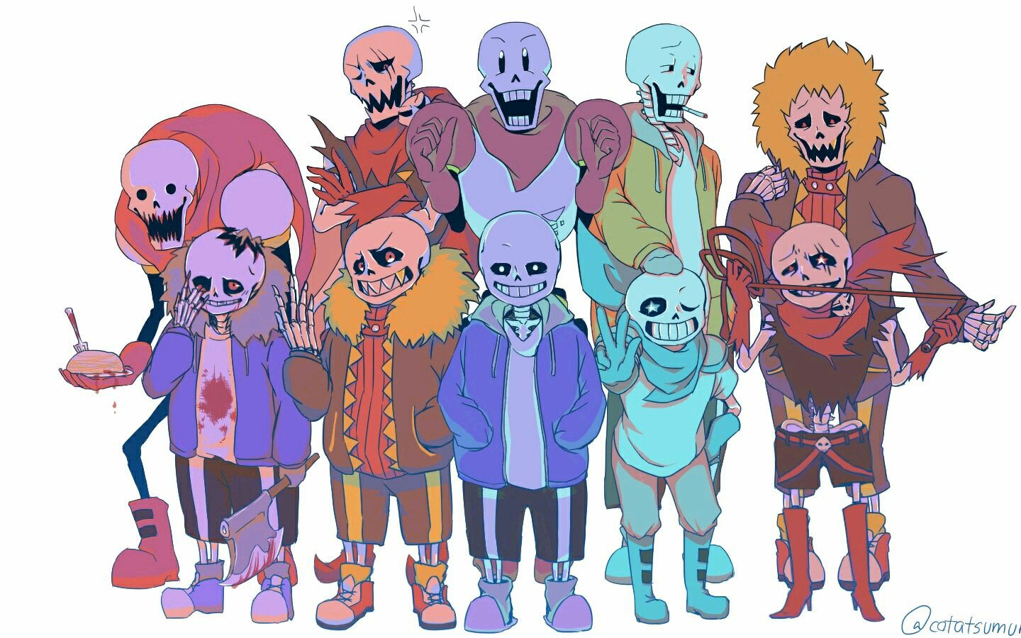 undertale六根骨头图片,undertale骨头素材 『undertale—指绘』一堆骨头献上(封面来自百度)