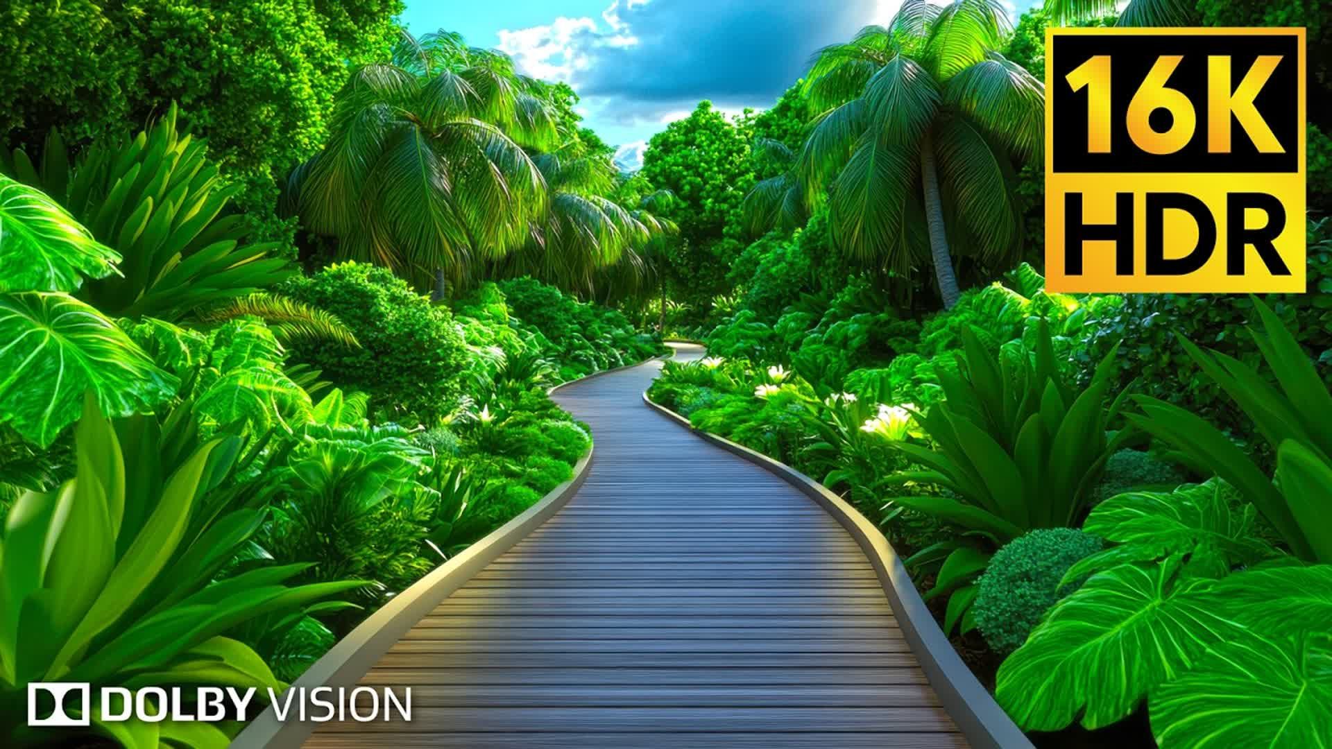 【16K 杜比HDR】 “上帝私藏的视觉核弹！”16K杜比视界HDR｜8K地球史诗，这才是动漫级滤镜的终极形态