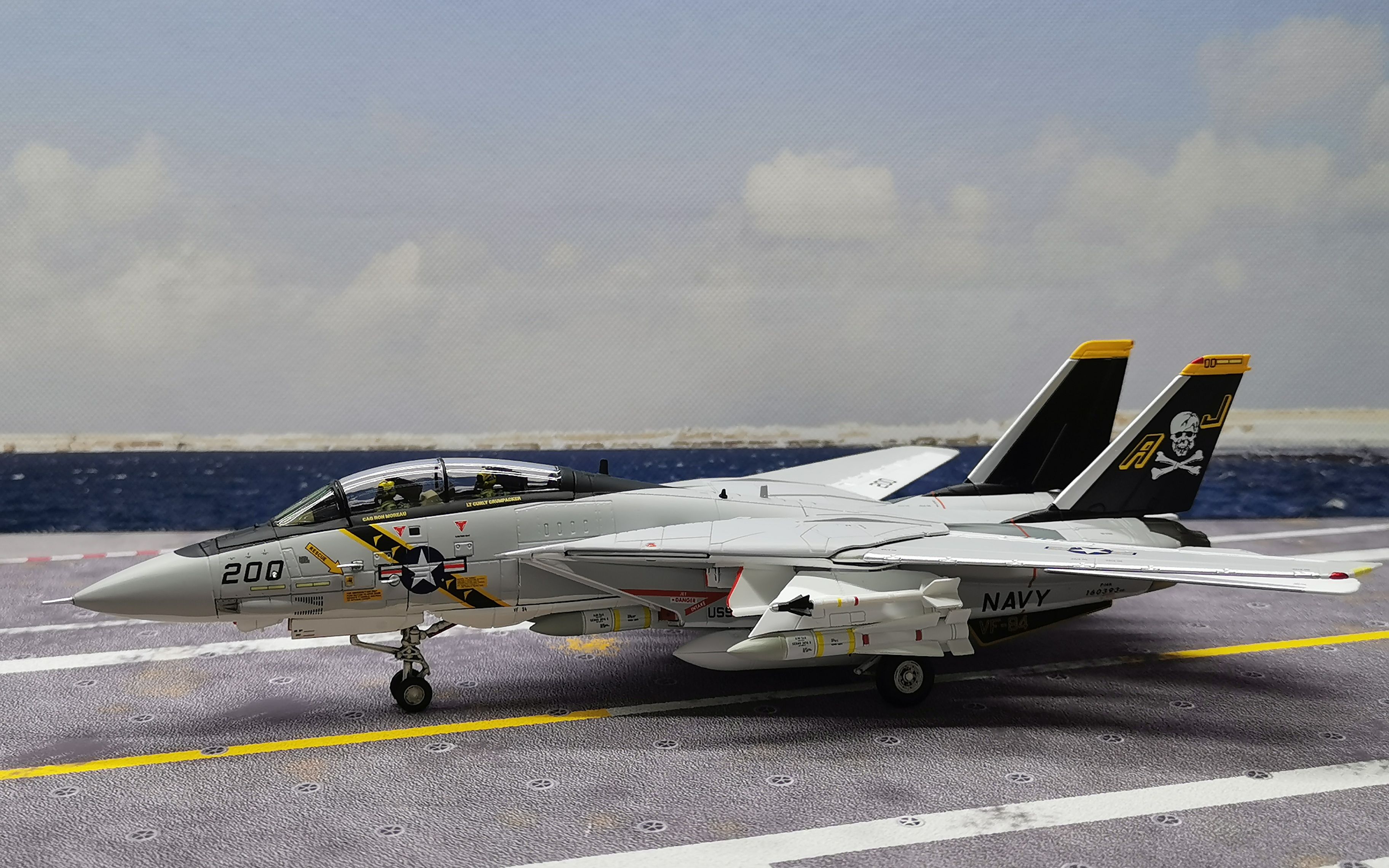 f-14a vf-84 aj200 开箱分享 非评测 calibrewings vf84 海盗旗 f-14