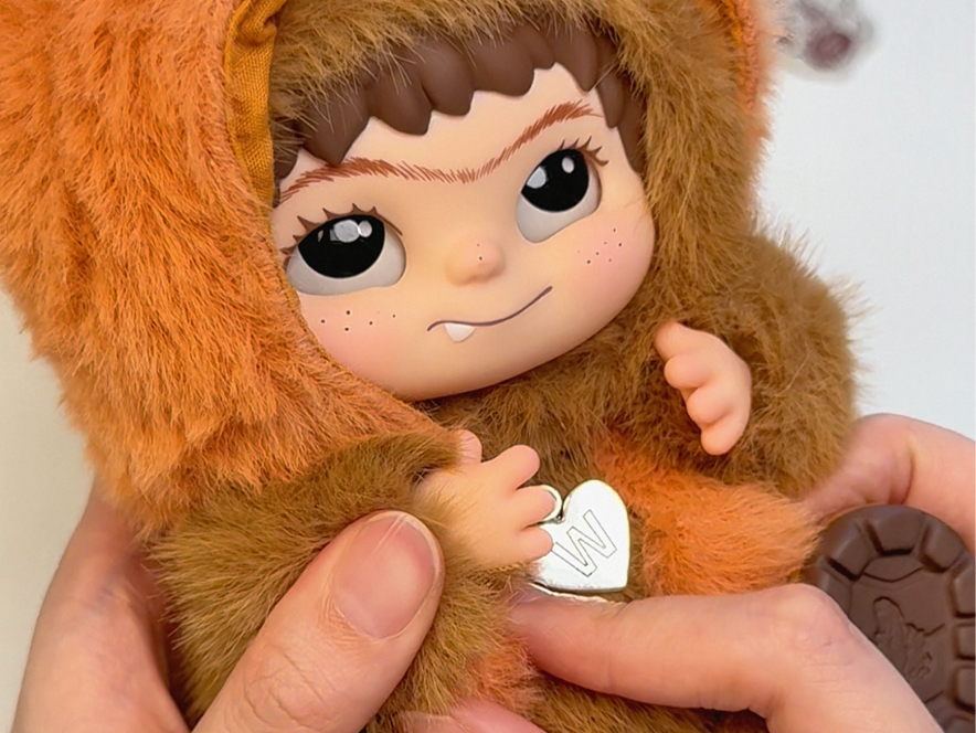 哇库库同学真的是好适合做成毛绒啊！☺️☺️☺️