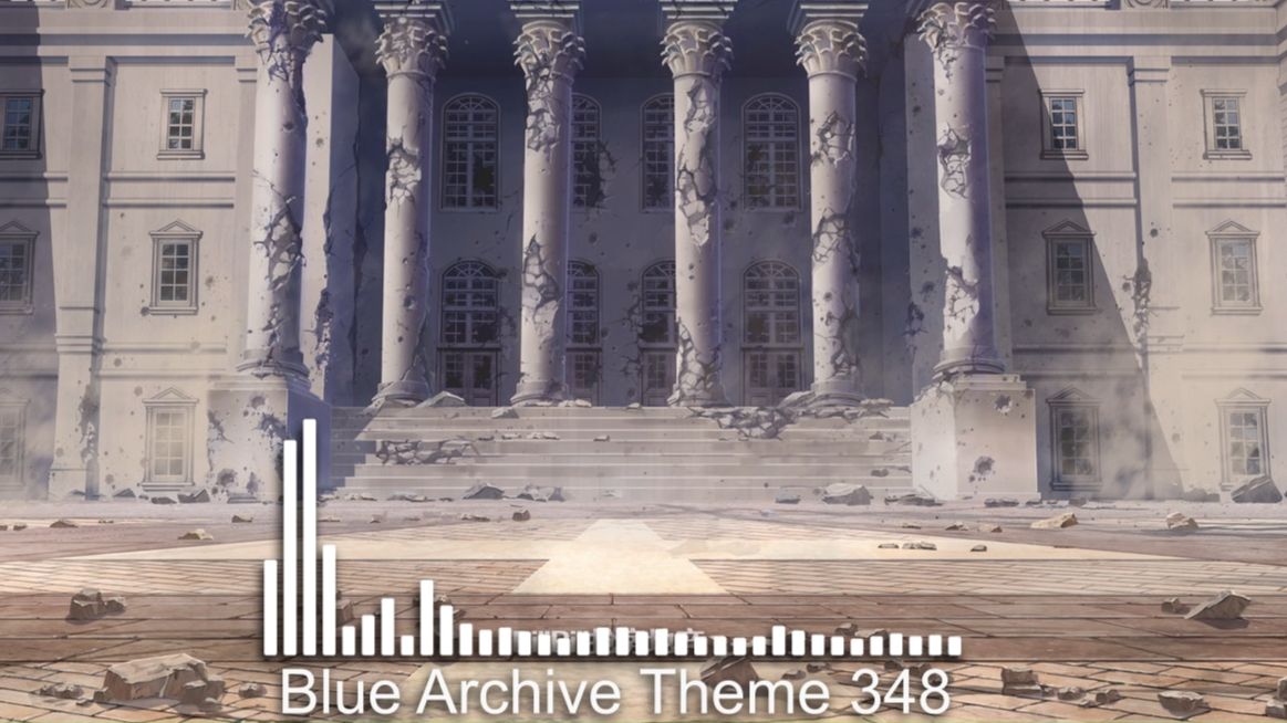 哇，新剧情好像还有国会大厦__案 Blue Archive Theme 348