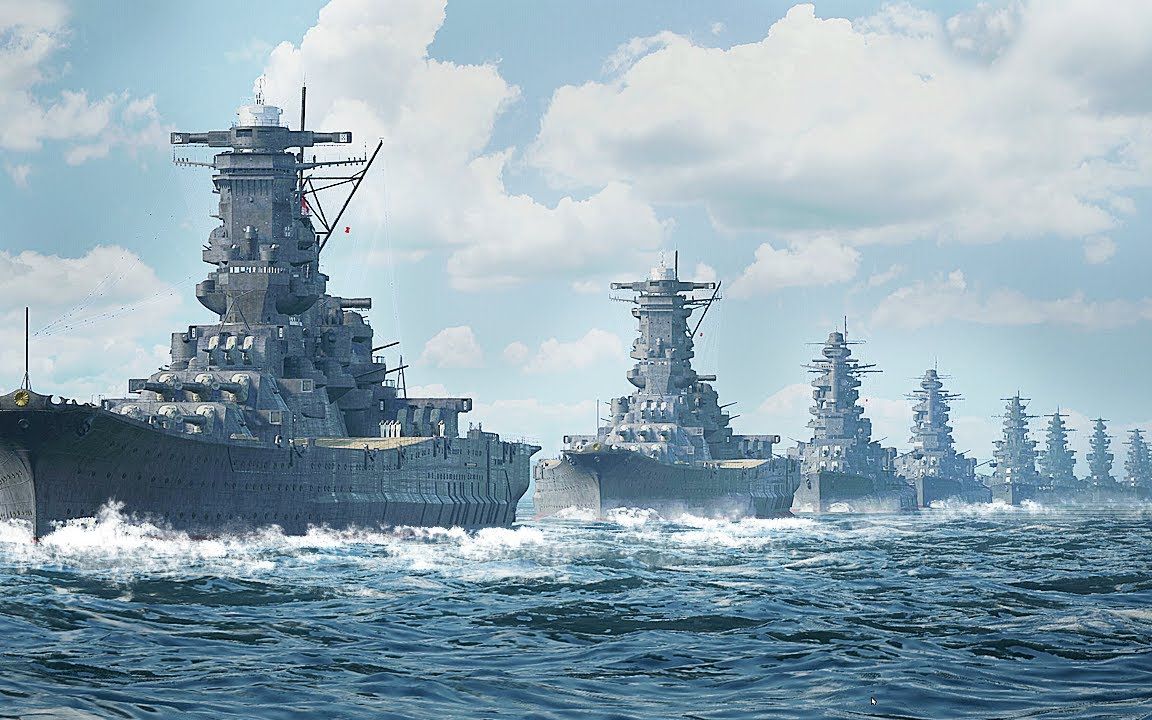 【中字】巅峰时刻 1942年日本12艘战列舰全部复原【宮間めさの】