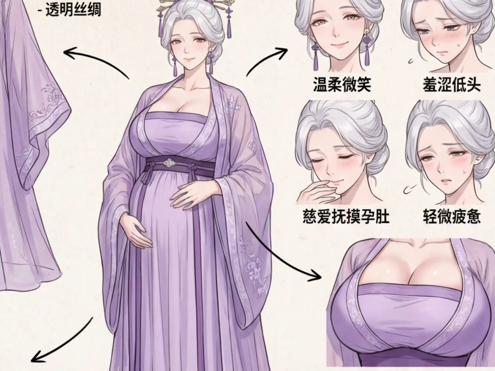 孕期师娘的服装拆解