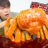 用麻辣火锅煮帝王蟹是怎么滋味，美食博主生涯排名前五的美味
