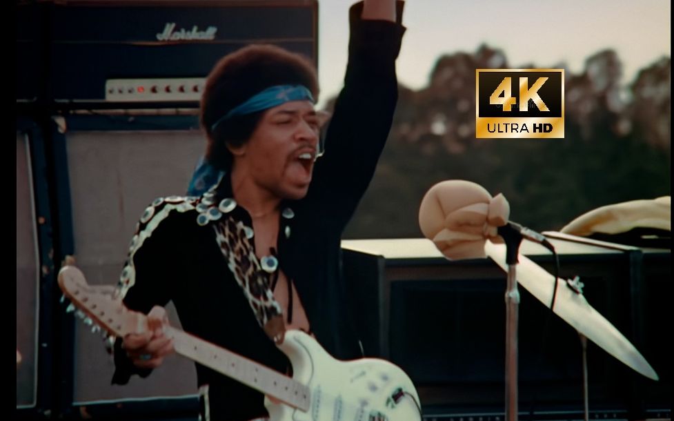 【4K修复】吉米亨德里克斯Voodoo Child1970年毛伊岛Live现场