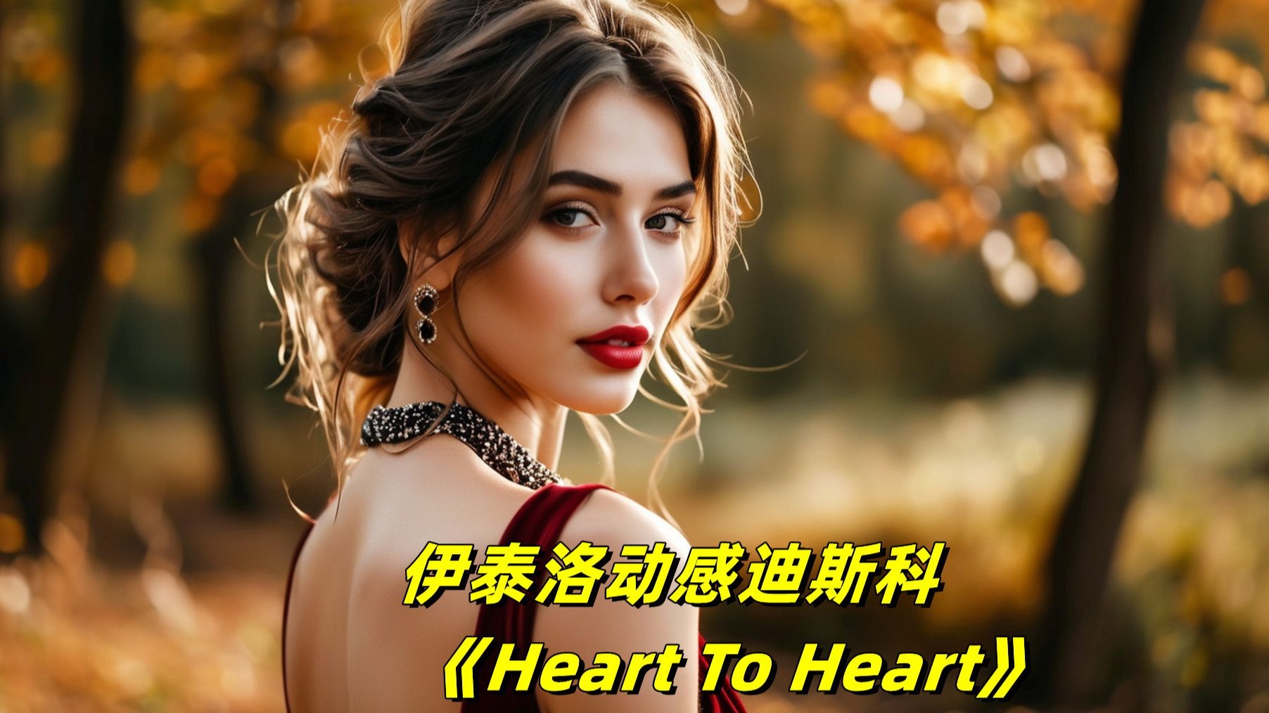 伊泰洛动感迪斯科《心心相印》，中英双语字幕，上头旋律百听不厌